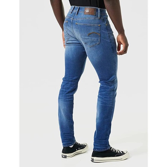 G-Star Raw Men's Revend Skinny Fit Jeans, Medium Indigo Aged, 24W x 34L - Picture 2 of 4